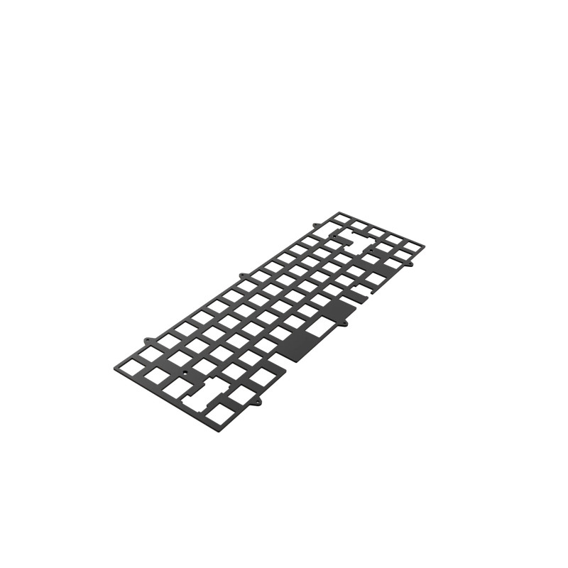 SixtyFive Plate (2021) - Variant:Black Aluminum - Layout:ISO